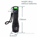 military grade zoom tactical LED flashlight